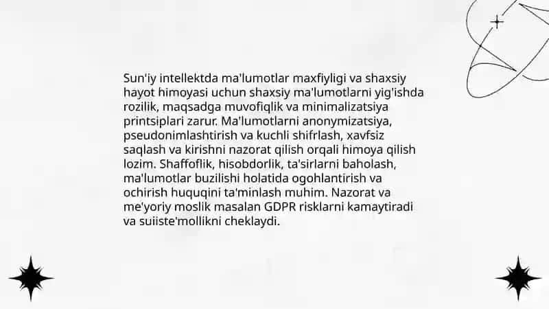 Suniy intellekt etikasi va xavflari 3