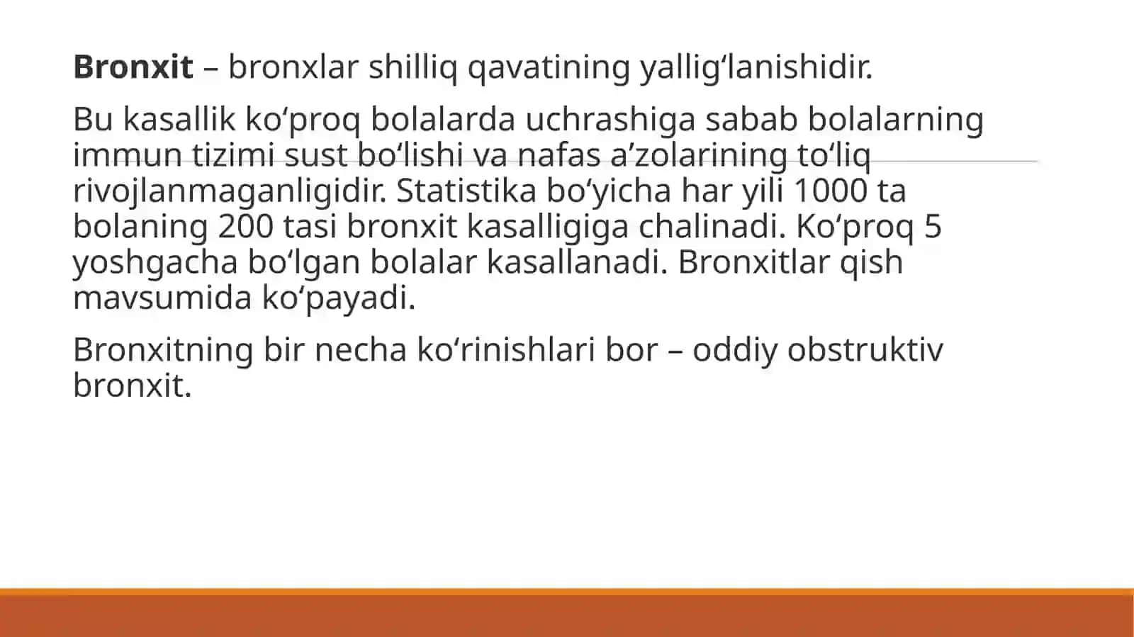 Bronxit va Pnevmoniya Davolash 3