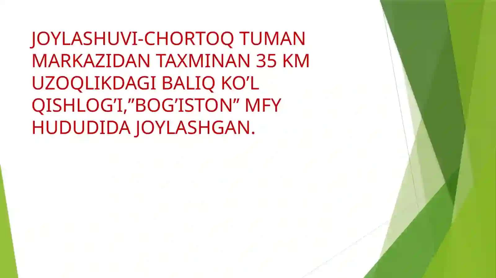 BALIQ KO’L ZIYORATGOKHI 3