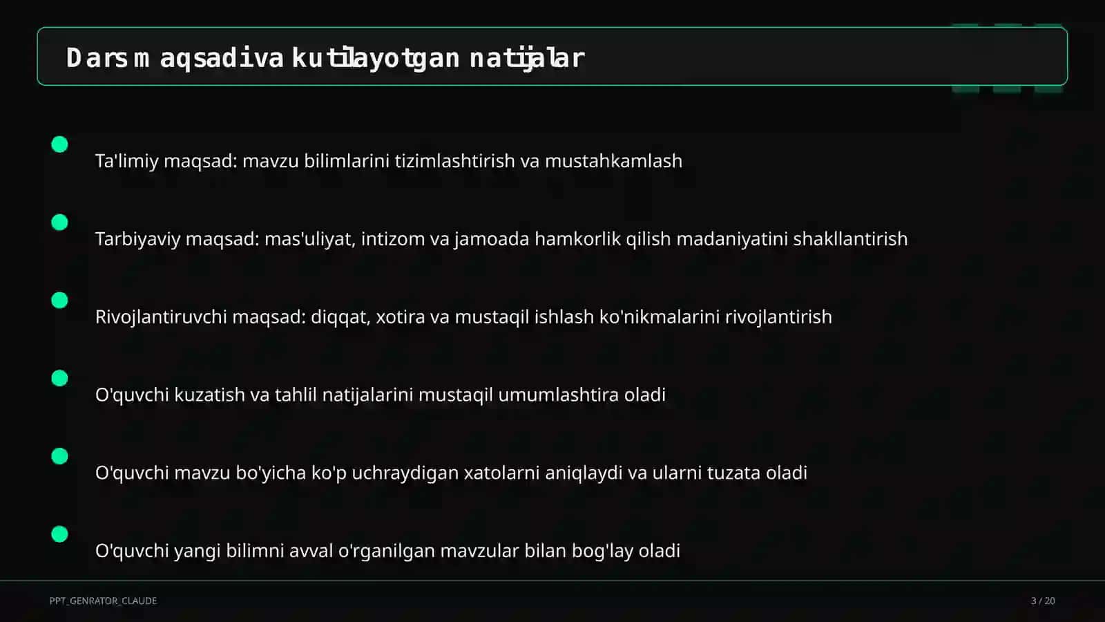Nutq uslublari: ilmiy va rasmiy uslub (10-sinf) 3