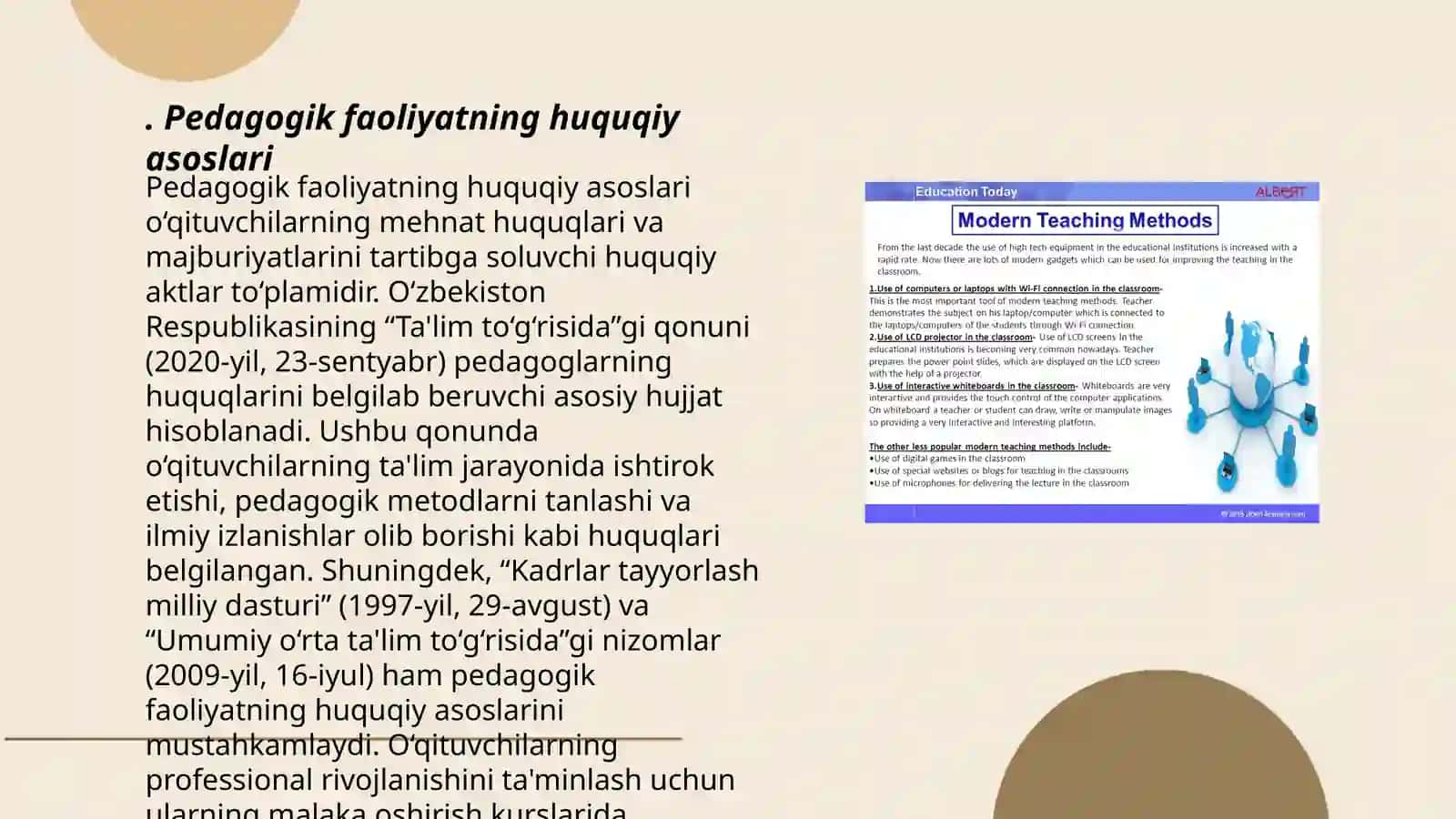 Pedagogik faoliyatning kasbiy huquqiy asoslari 3
