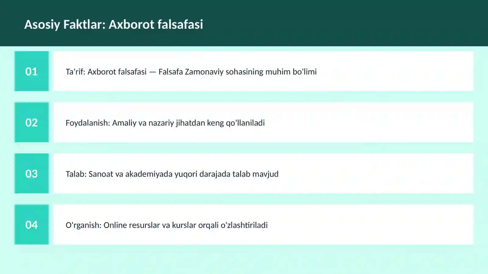 Axborot falsafasi 3