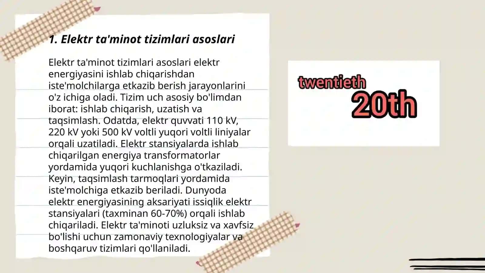 Elektr ta'minot tizimida defektatsiya 3