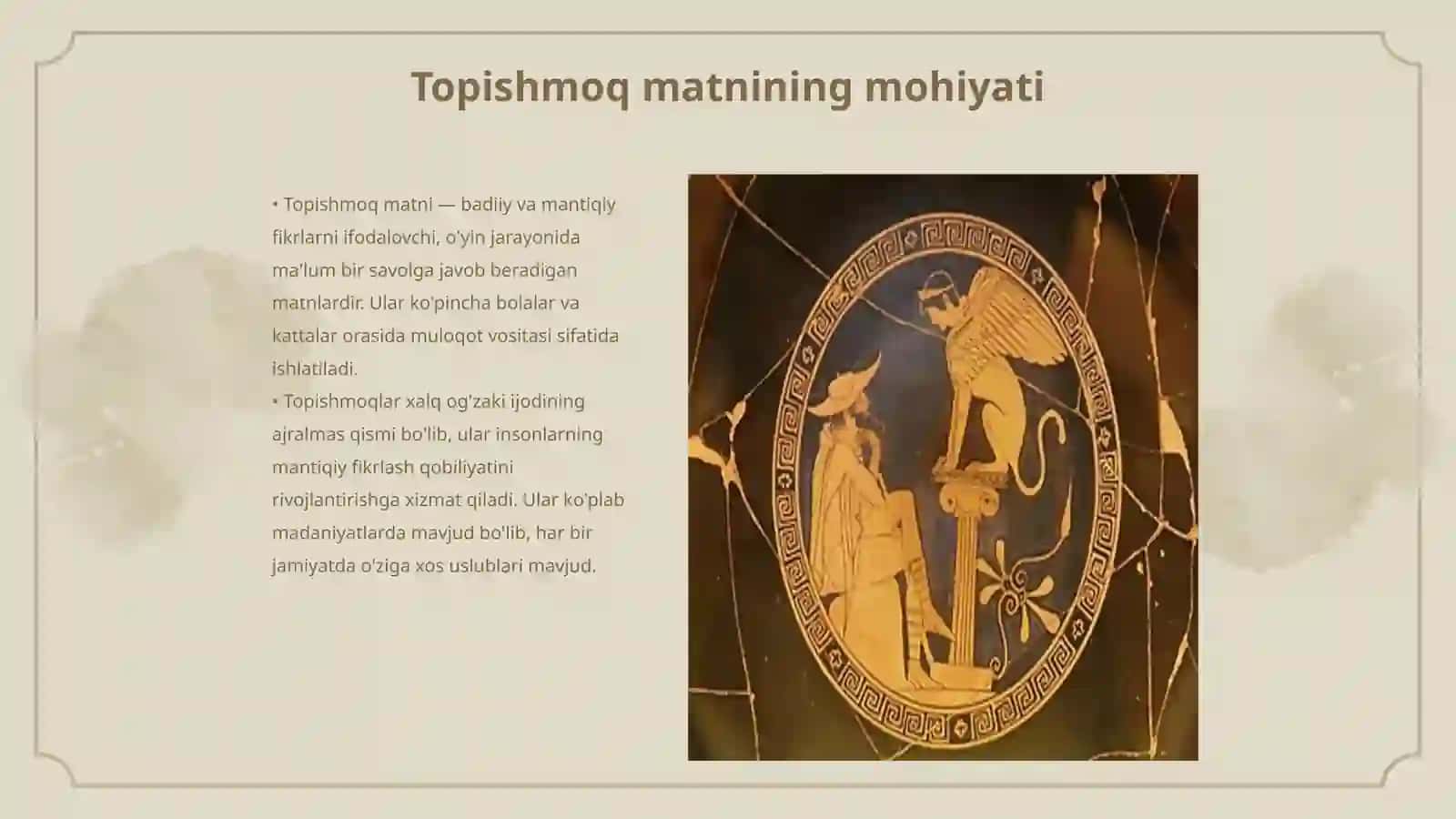 Topishmoq matni ustida ishlash 3