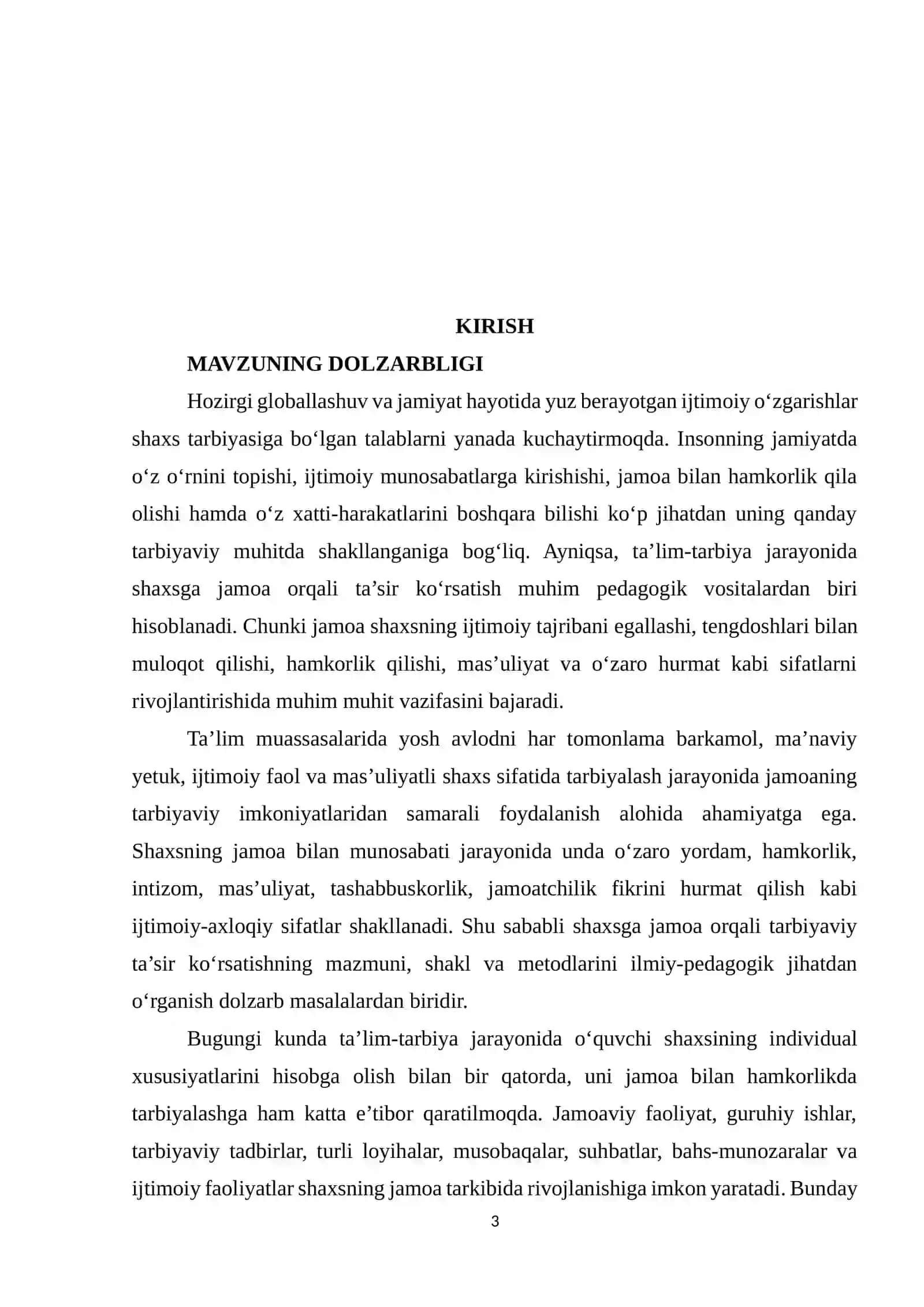 Shaxsga jamoa orqali tarbiyaviy ta'sir ko'rsatishning shakl va metodlari 3