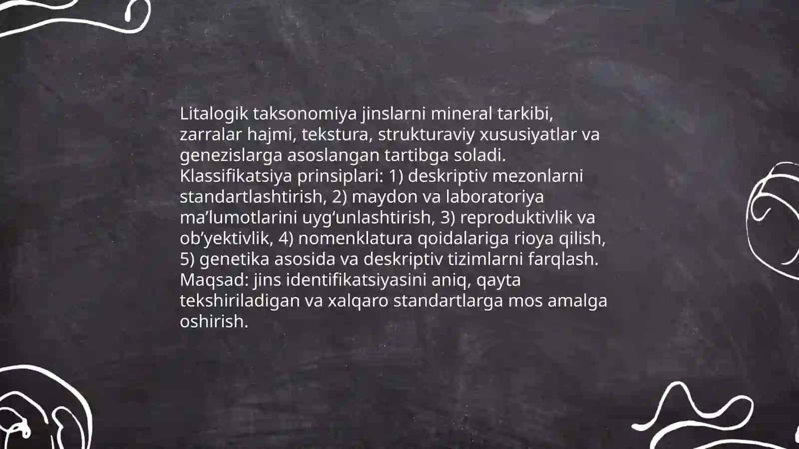 Litalogik togʻ jinslari aniqlash 3