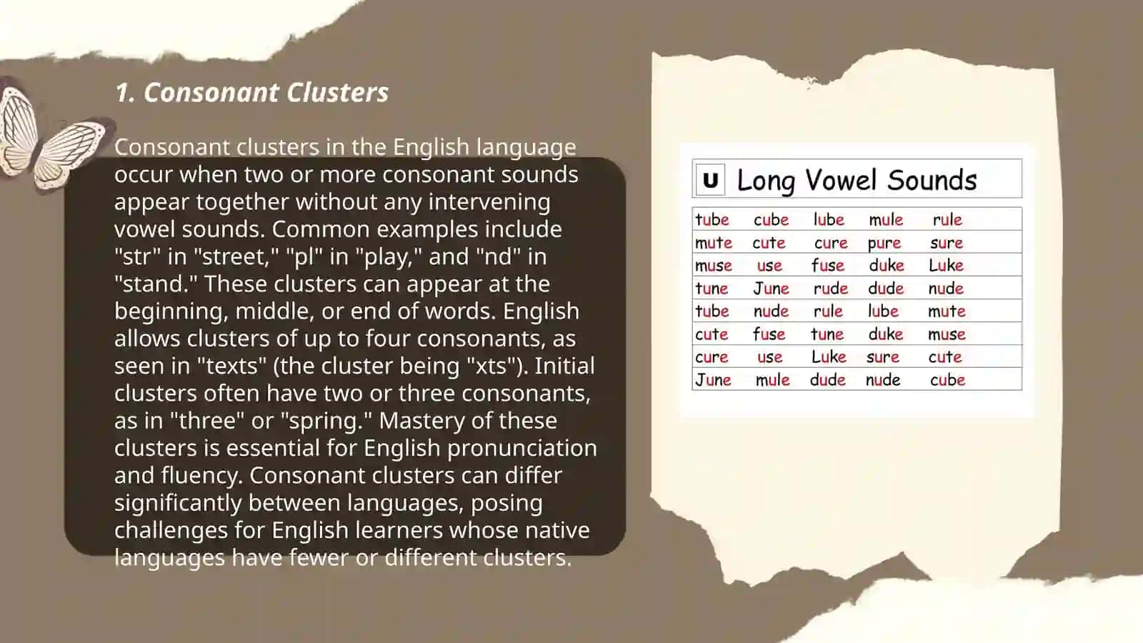 Consonant Clusters 3