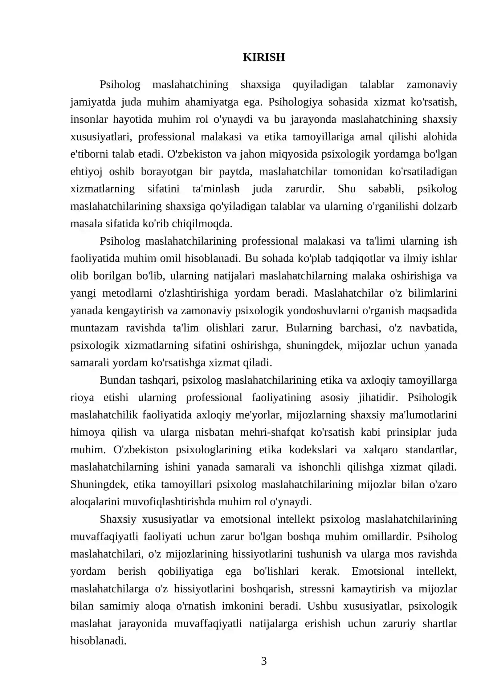 Psiholog maslahatchining shaxsiga qoyiladigan talablar 3