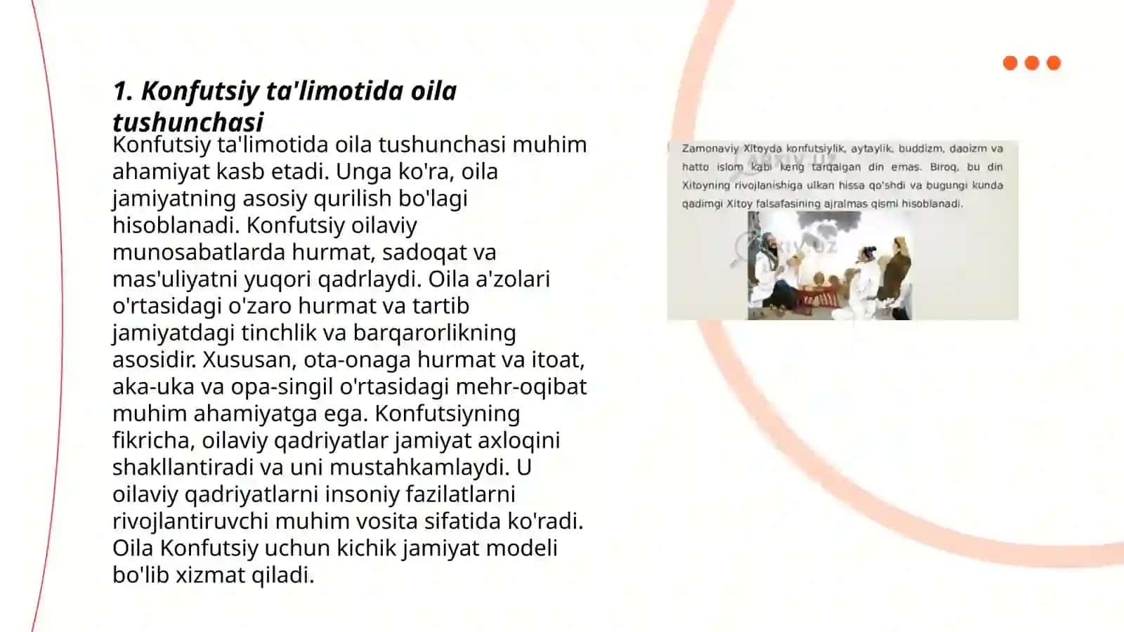 Konfutsiylik ta'limotida ijtimoiy axloqiy masalalar 3