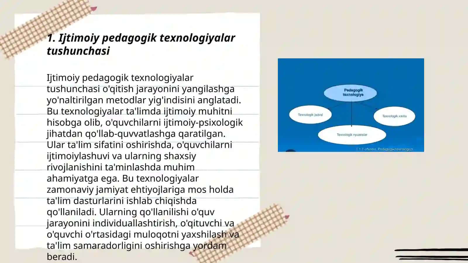 Ijtimoiy pedagogik texnologiyalar tushunchasi 3