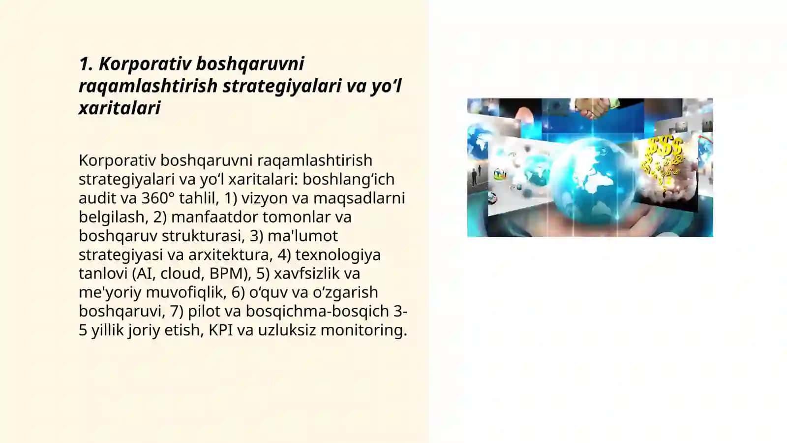 Korporativ boshqaruvni raqamlashtirish, zamonaviy texnologiyalar va tendensiyalar 3