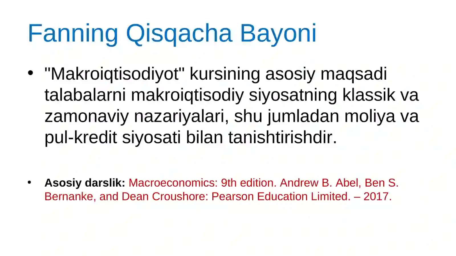 MAKROIQTISODIYOT 3