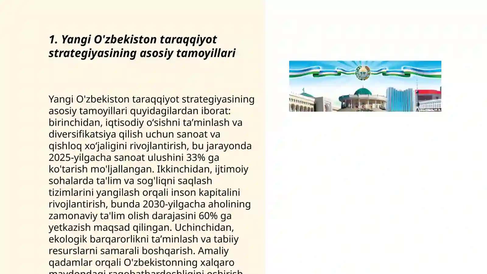 Yangi O'zbekiston taraqqiyot strategiyasi 3