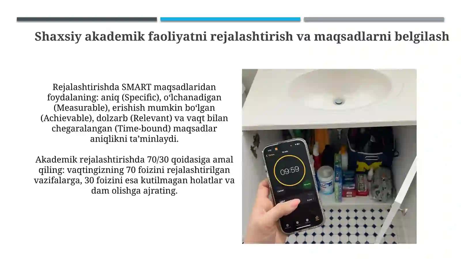 Shaxsiy akademik faoliyat va uni tashkil etish vositalari 3