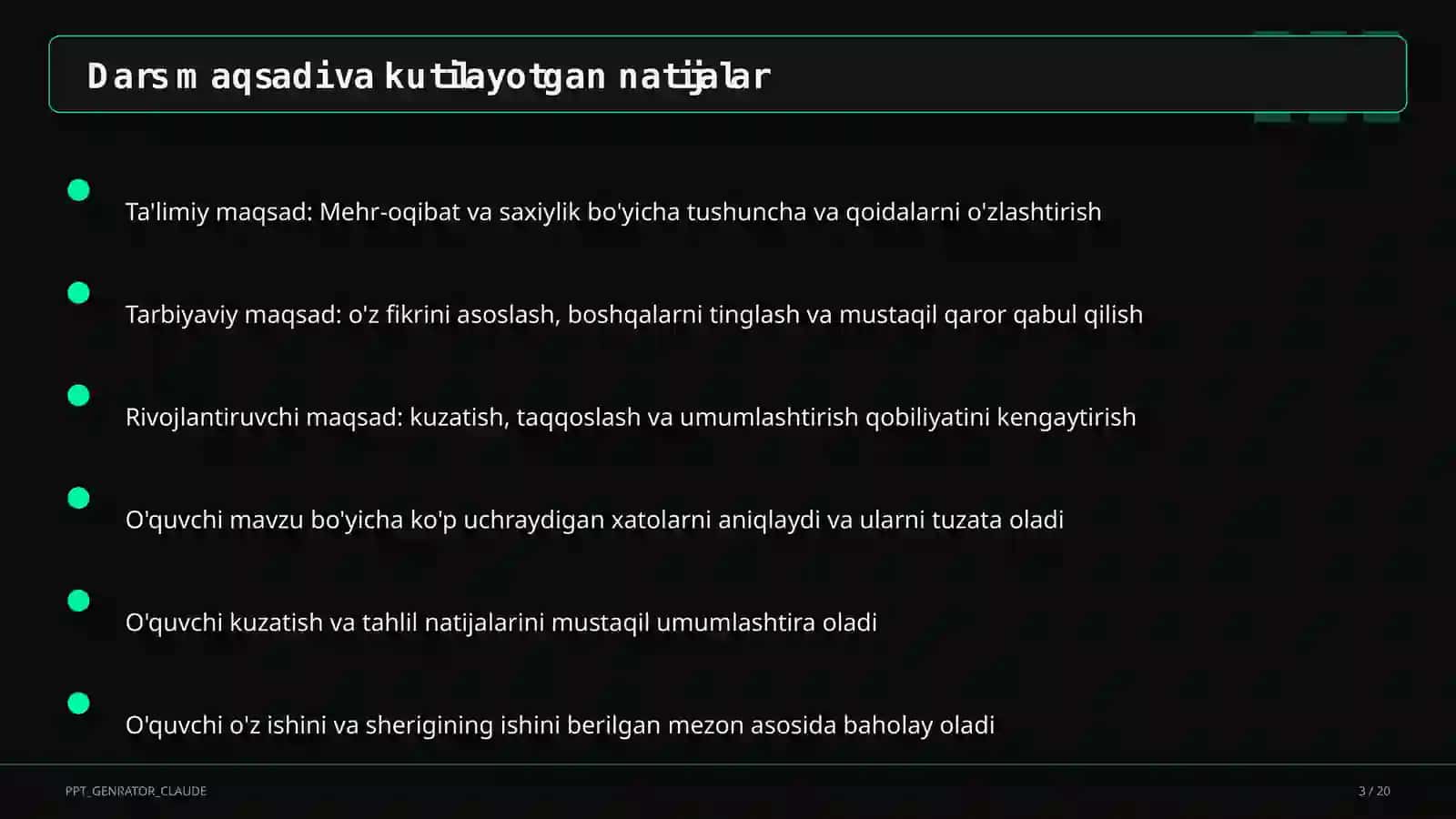 Mehr-oqibat va saxiylik (4-sinf) 3