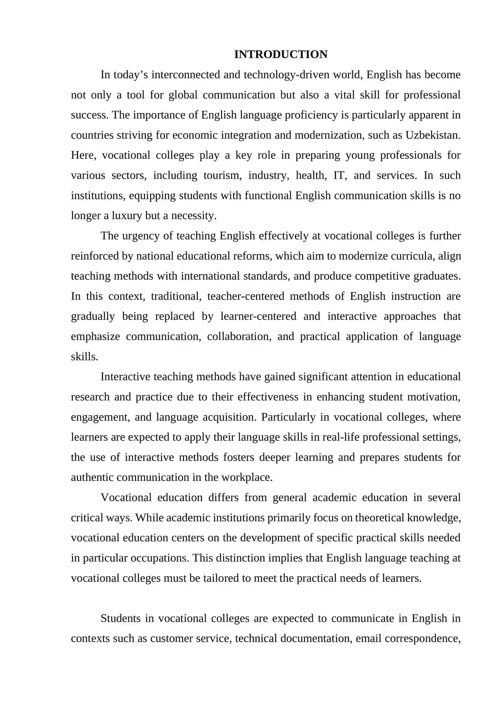 Teaching English with Interactive Methods at Vocational Colleges 3