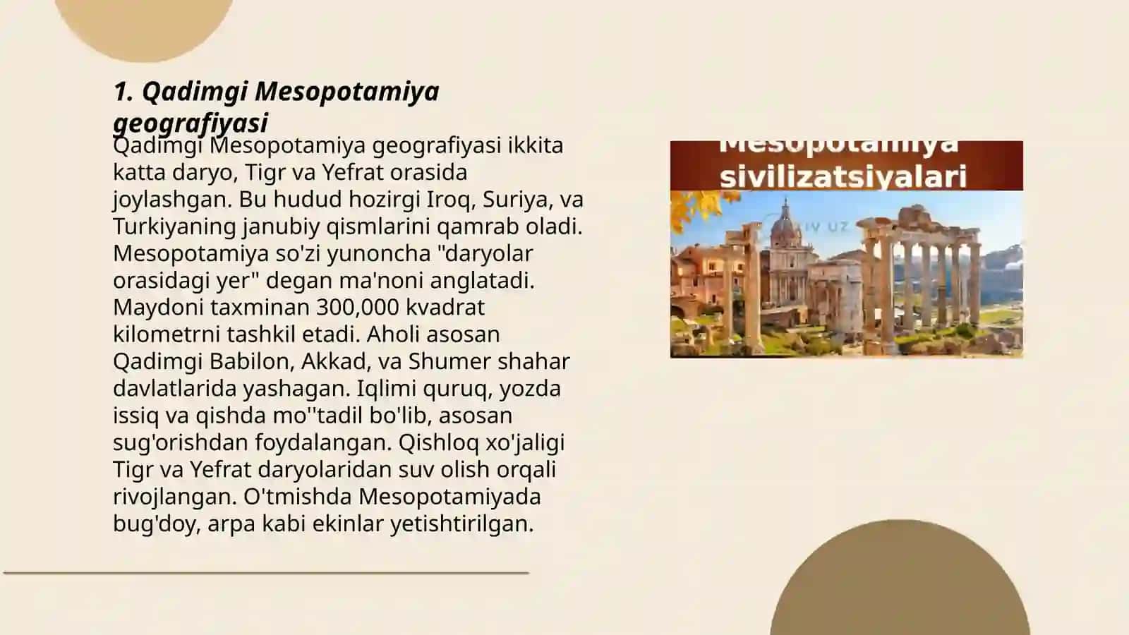 Qadimgi Mesopatamiya 3