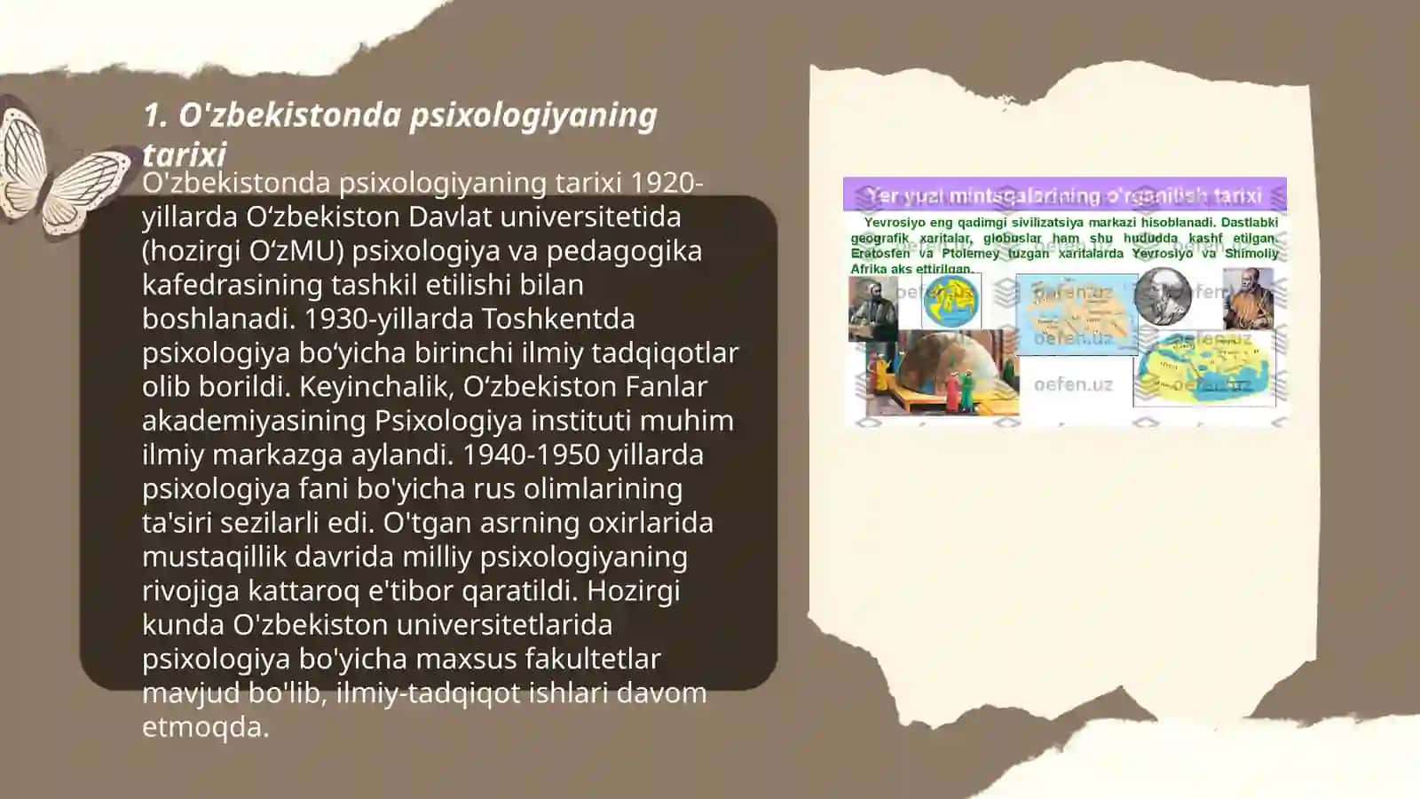 O'zbekistonda psixologiya fanining rivojlanishida hissa qo'shgan olimlar 3
