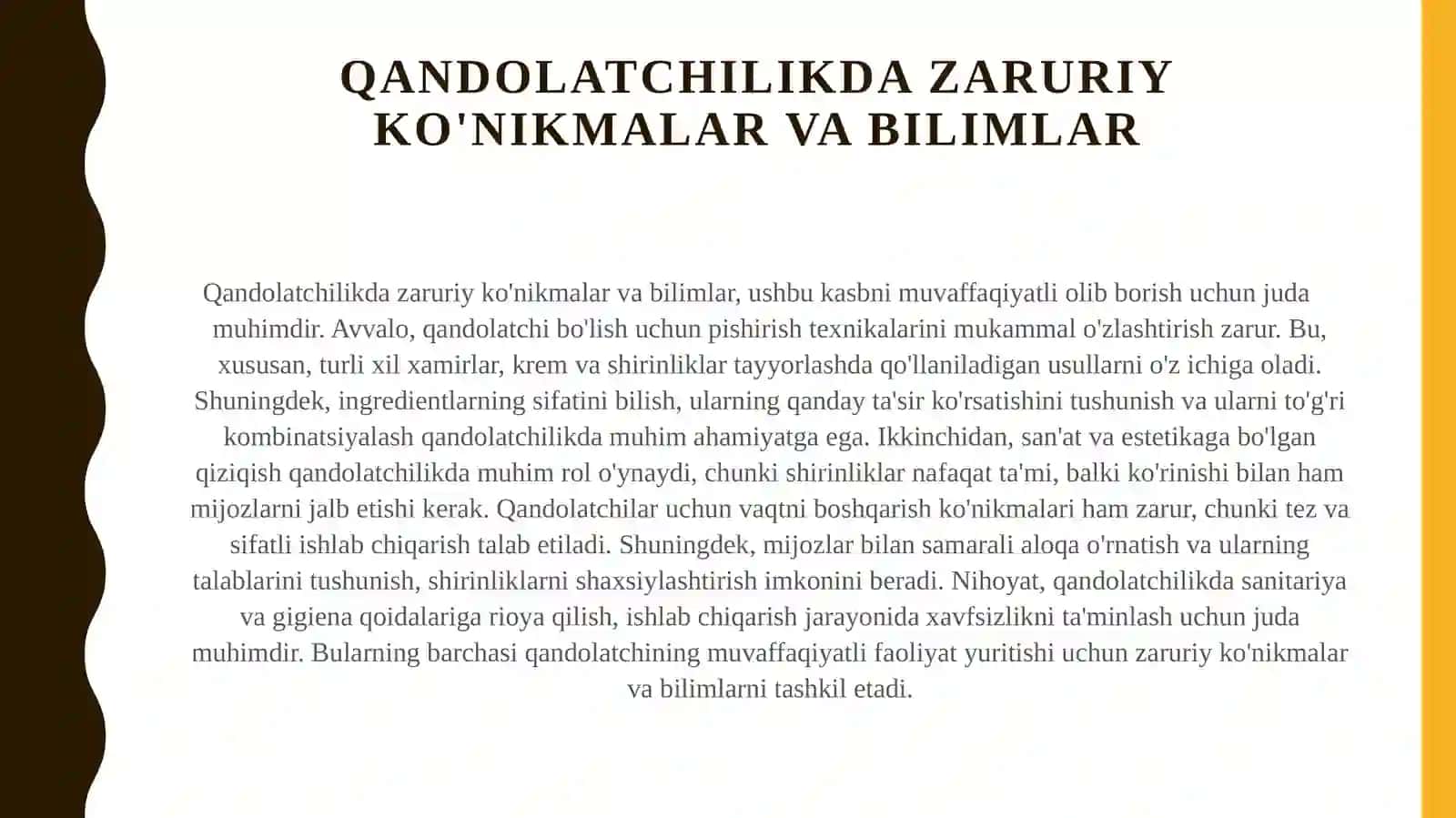 Qandolatchilik kasbi 3
