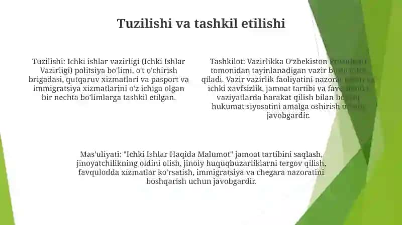 Ichki Ishlar Haqida Malumot 3