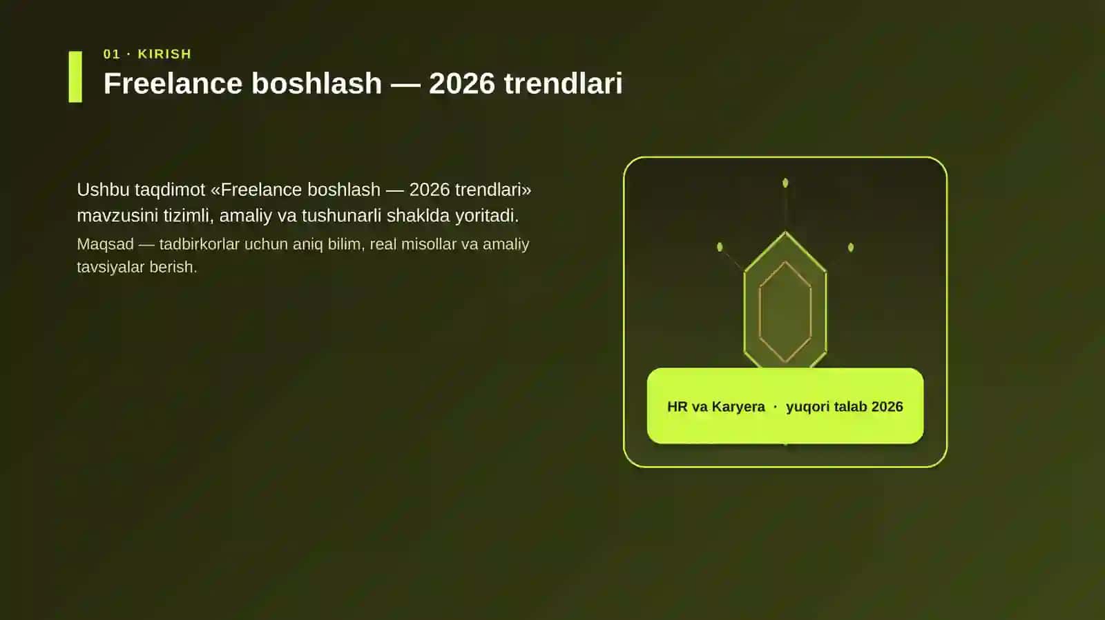 Freelance boshlash — 2026 trendlari 3