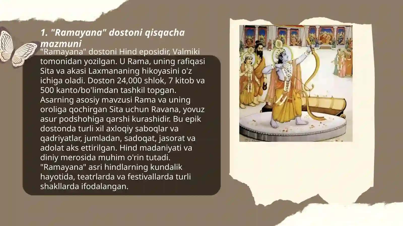 "Ramayana" dostoni tahlili 3