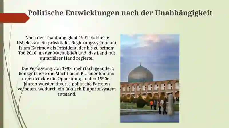 Unabhängigkeit von Usbekistan 3