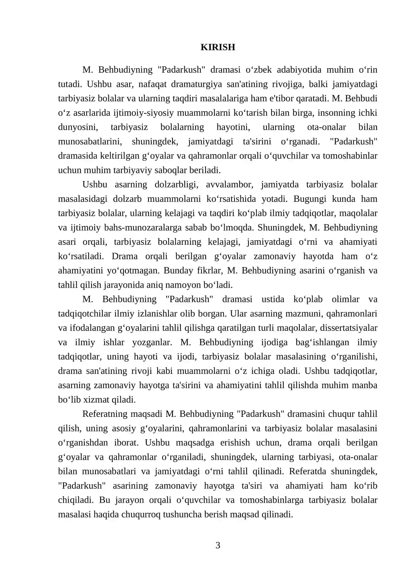 M.Behbudiyning"Padarkush yohud,tarbiyasiz,bolaning,taqdiri,dramasini,sahnalashtirishva,namoyon etish 3