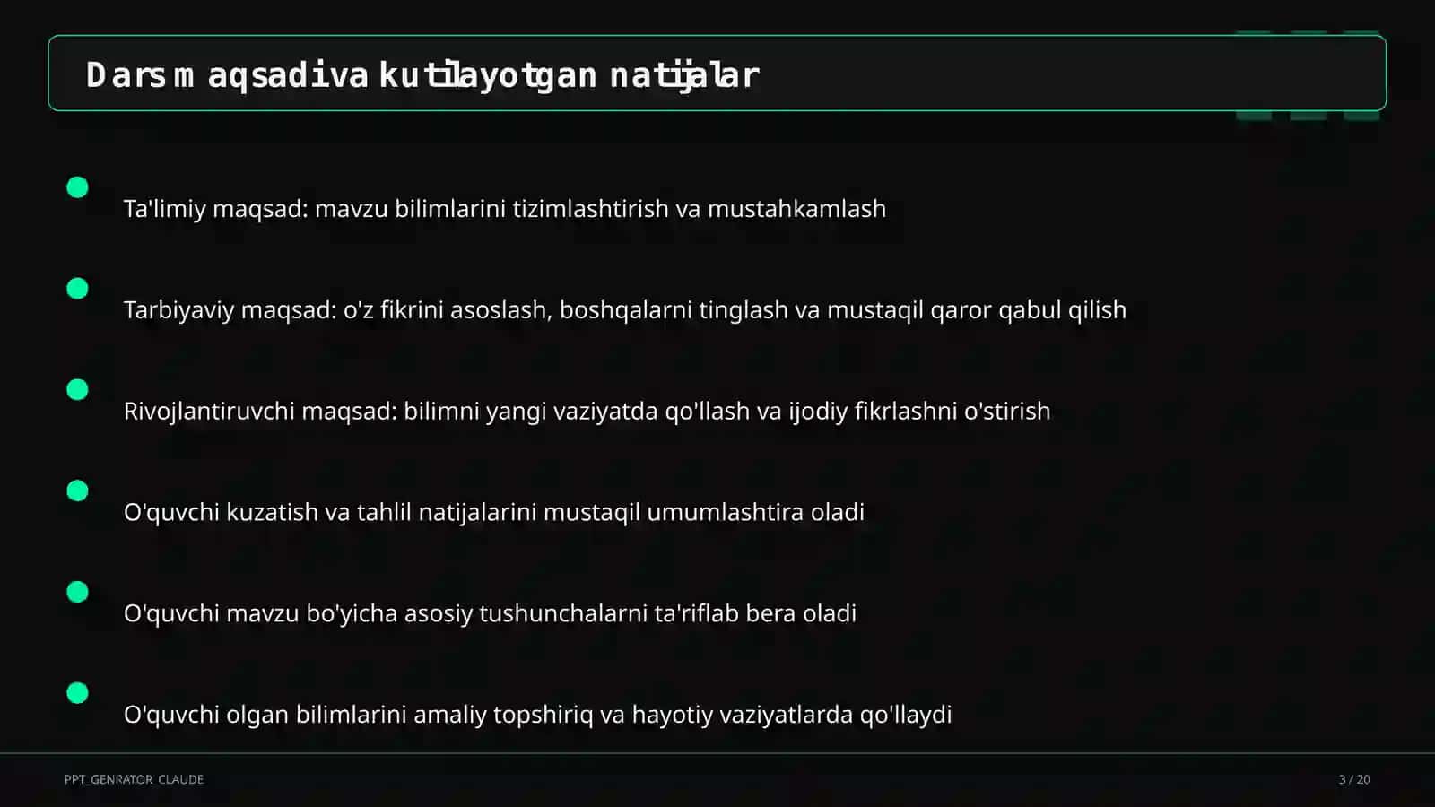 Mikroo'rganish (microlearning) tamoyillari 3