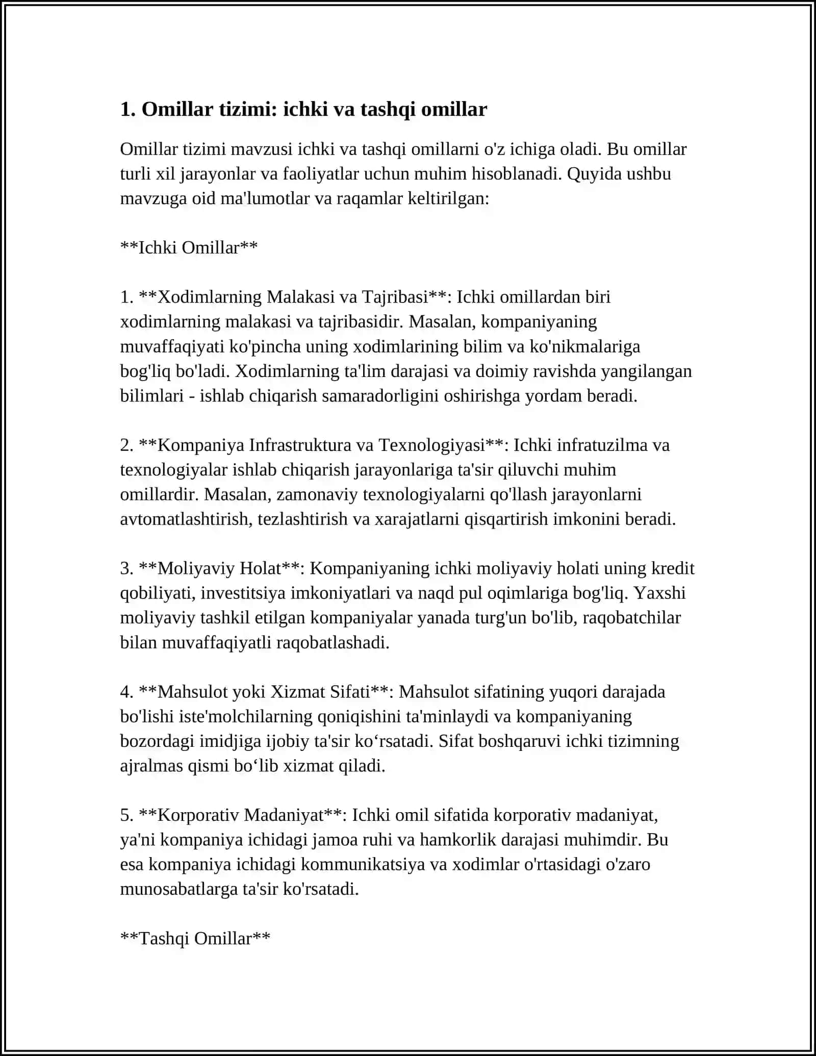 IQTISODIY TAHLILDA OMILLAR TIZIMI HAMDA MODELLAR 3