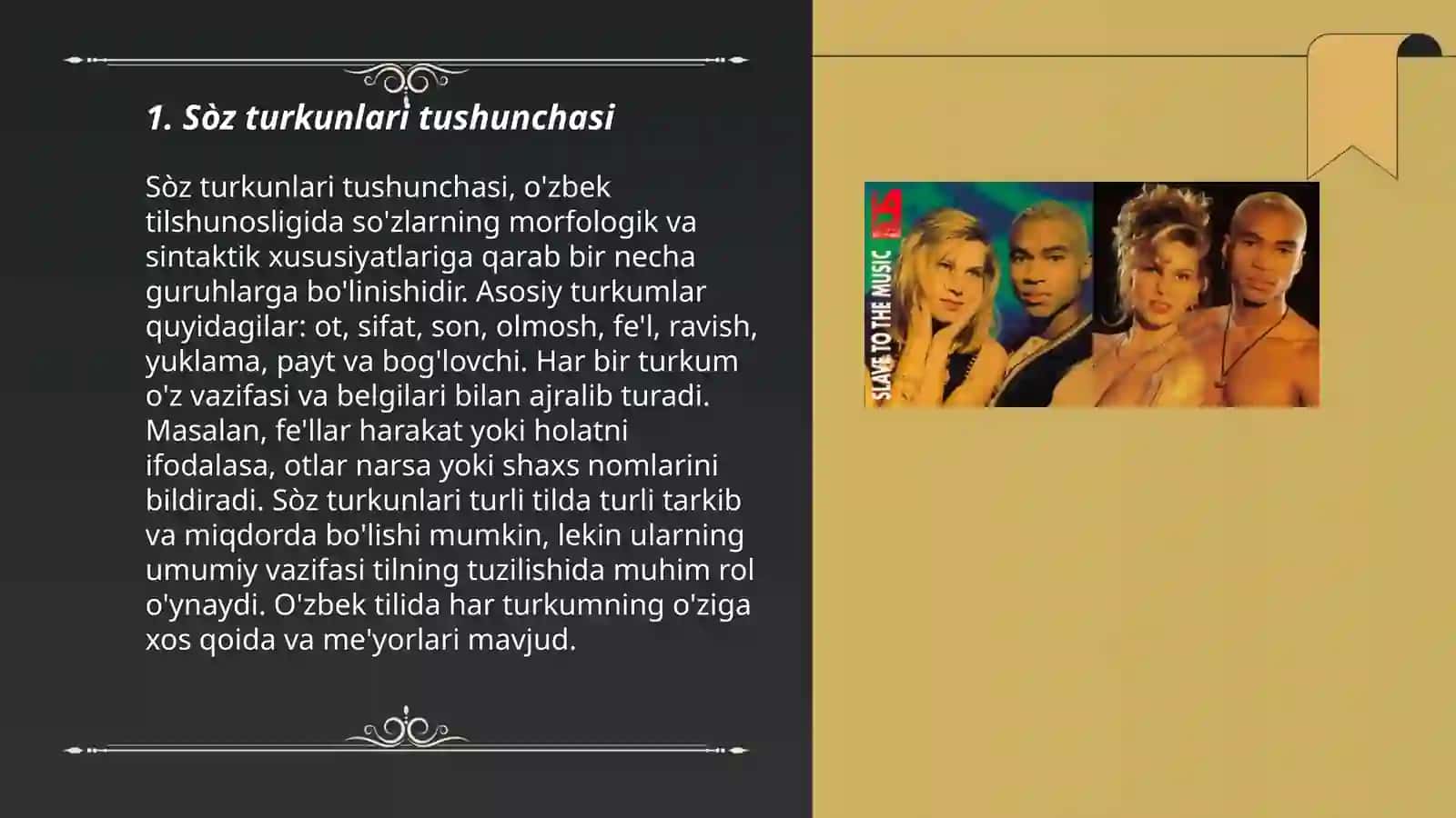 Sòz turkunlari haqida umumiy malumot berish 3