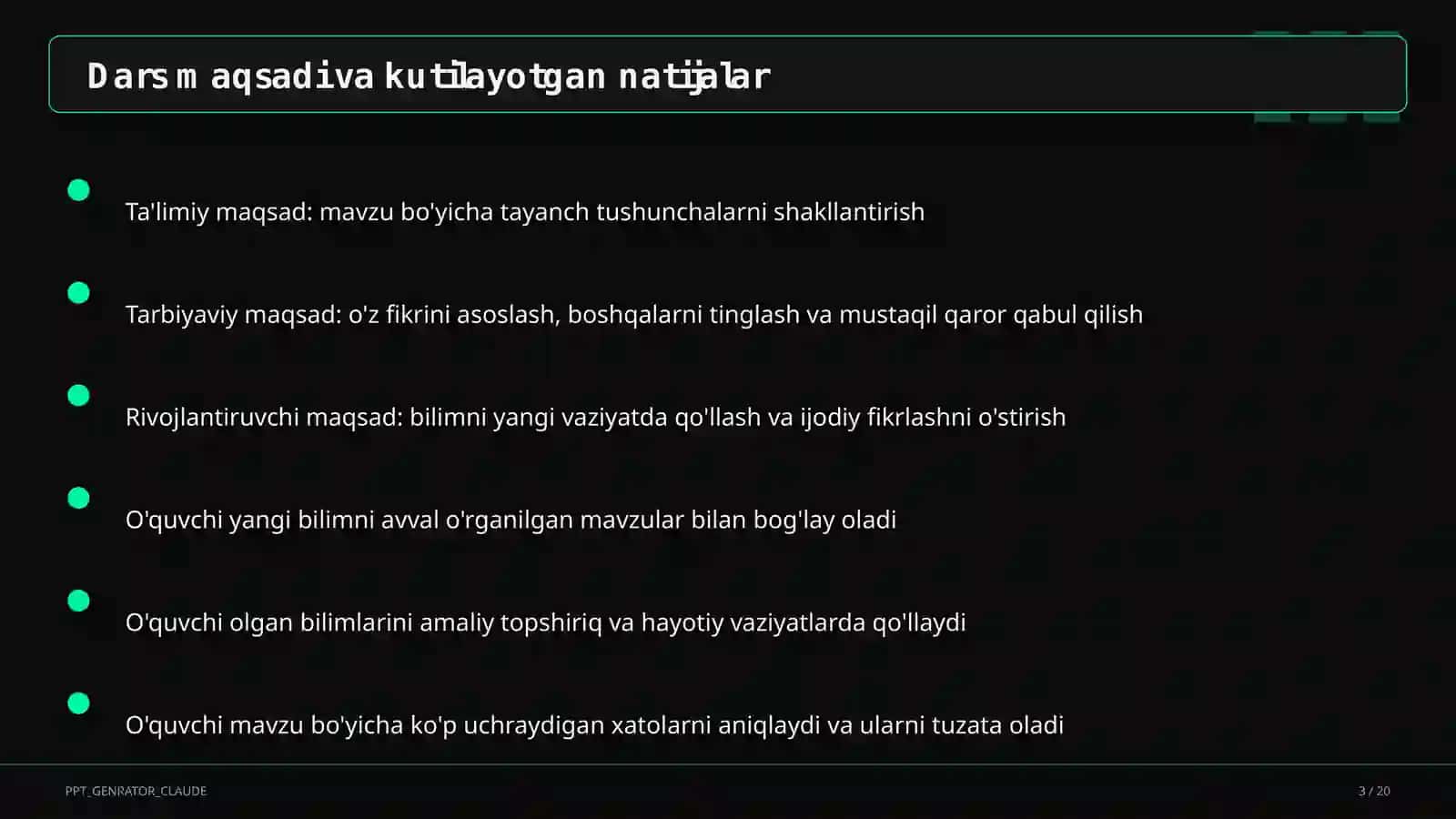 Ekologik toza texnologiyalar va qayta ishlash (11-sinf) 3