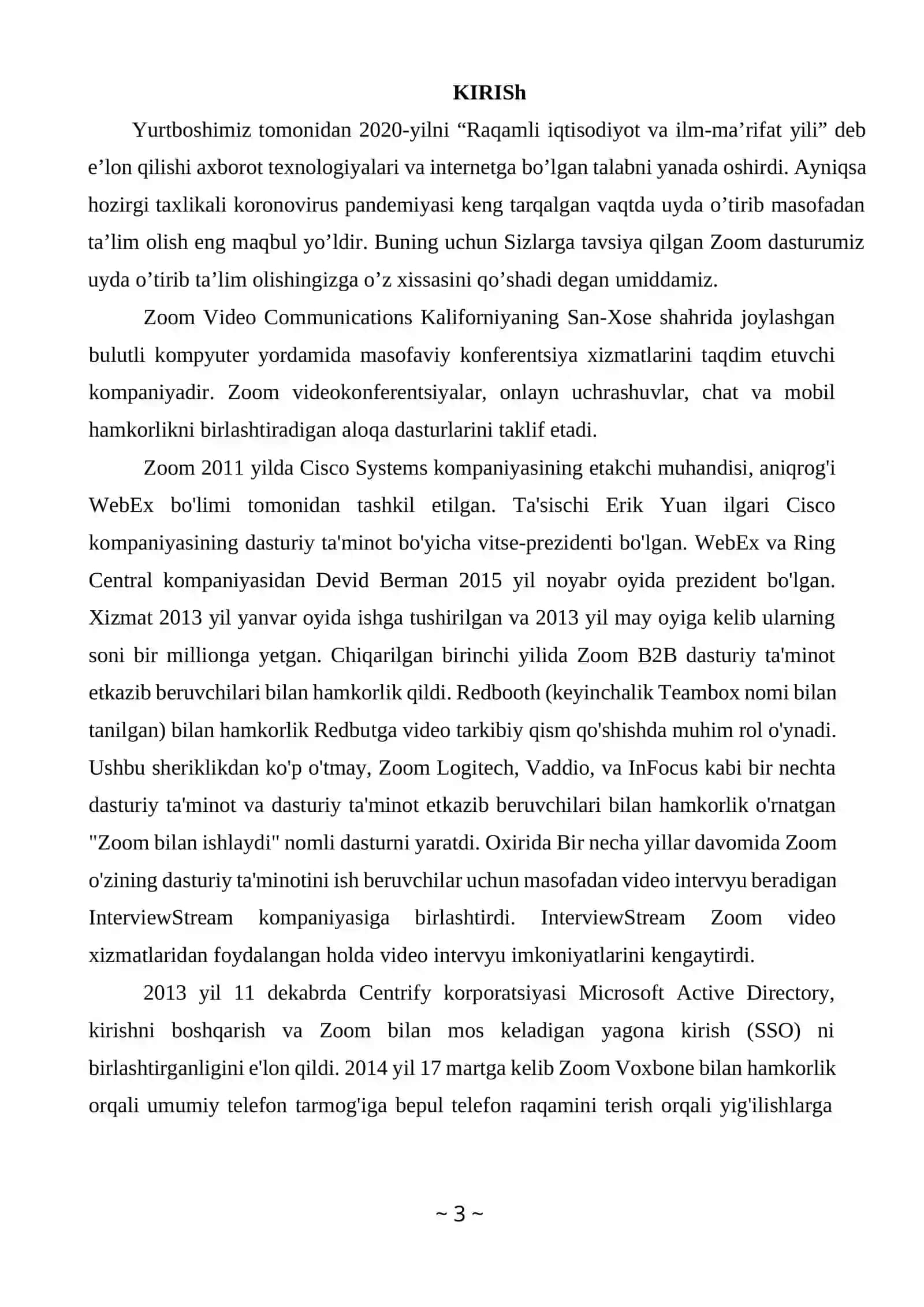 ZOOM DASTURIDA ISHLASH O‘quv-uslubiy ko‘rsatma 3