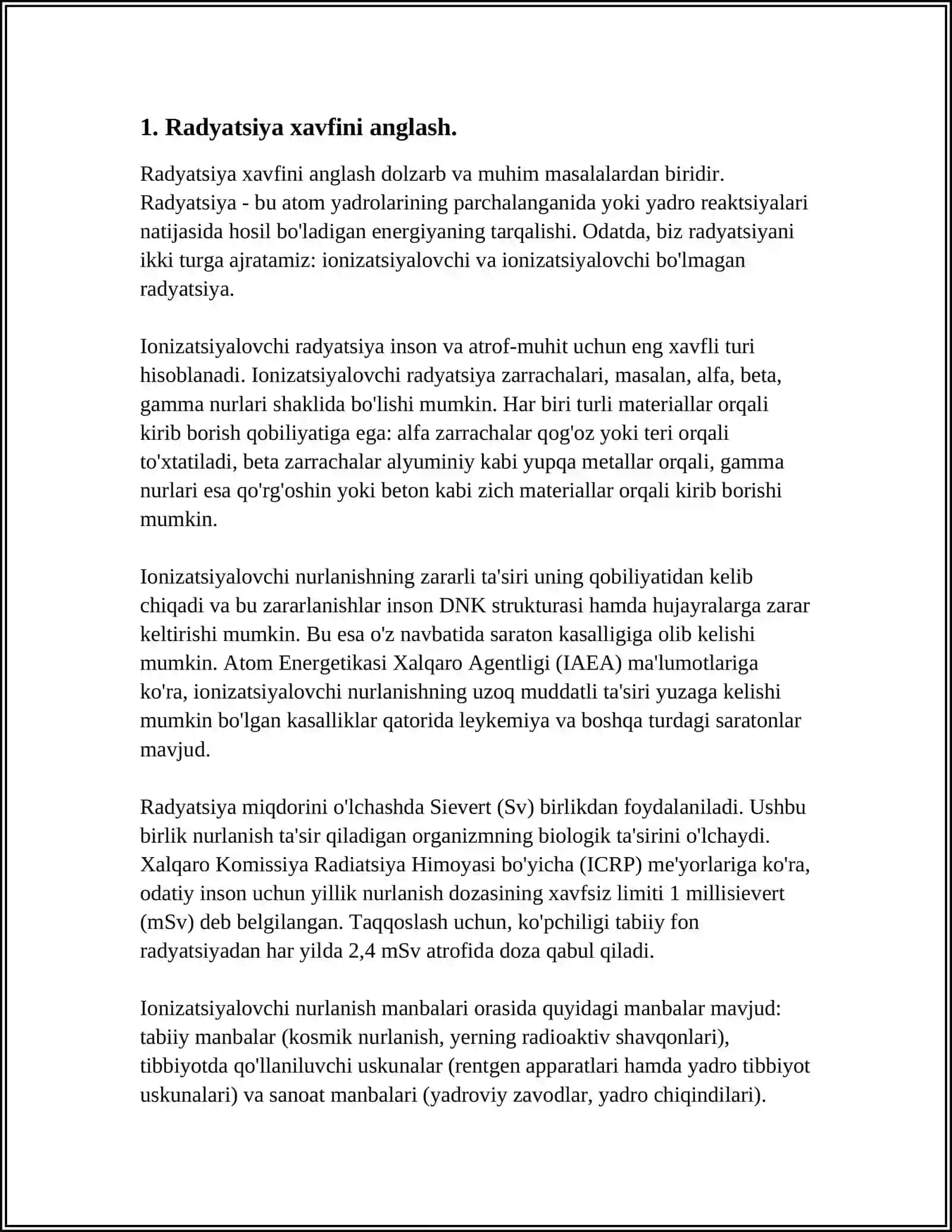 RATSIONAL INSHOATIDAGI NURLASHNISHDAN FOYDALANUVCHINI HIMOYALASH SHAXSIY HIMOYA VOSITALARINI QO‘LLASH 3