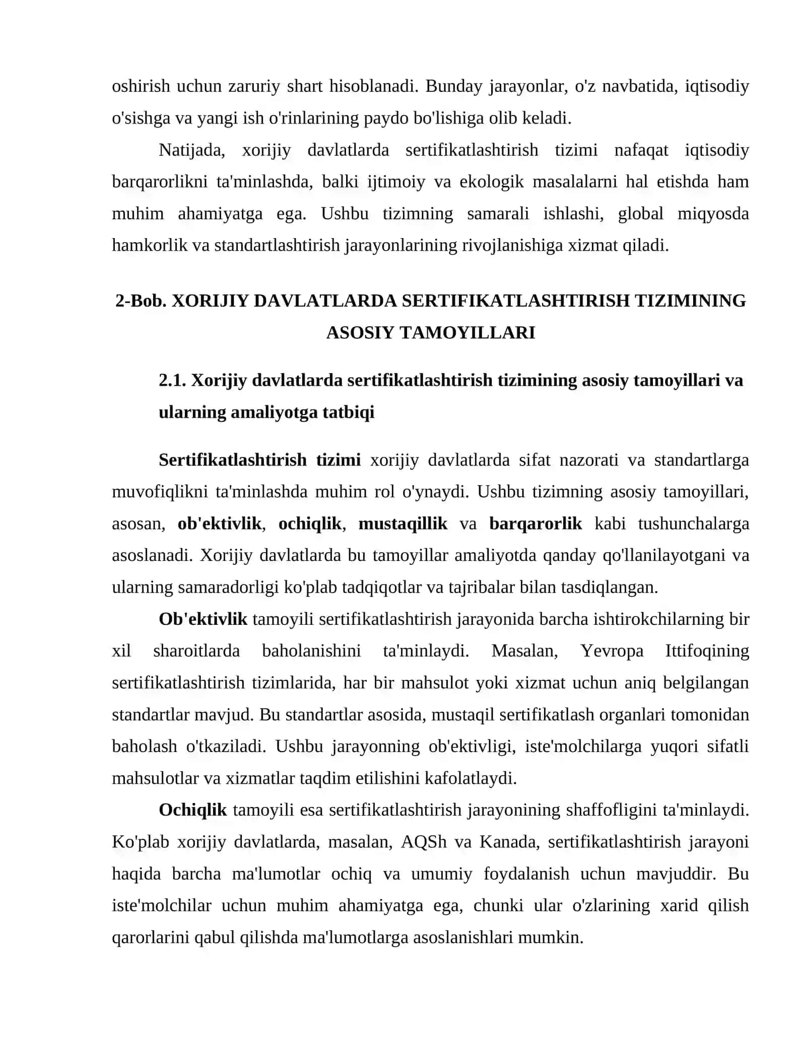 XORIJIY DAVLATLARDA SERTIFIKATLASHTIRISH TIZIMI 3