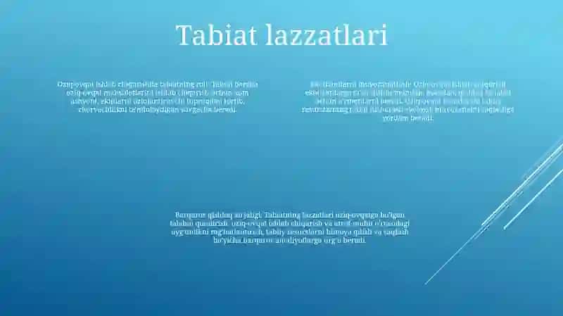 Ekologik Tabiiy Oziq - Ovqat Mahsulotlarining Tabiatdagi Roli 3