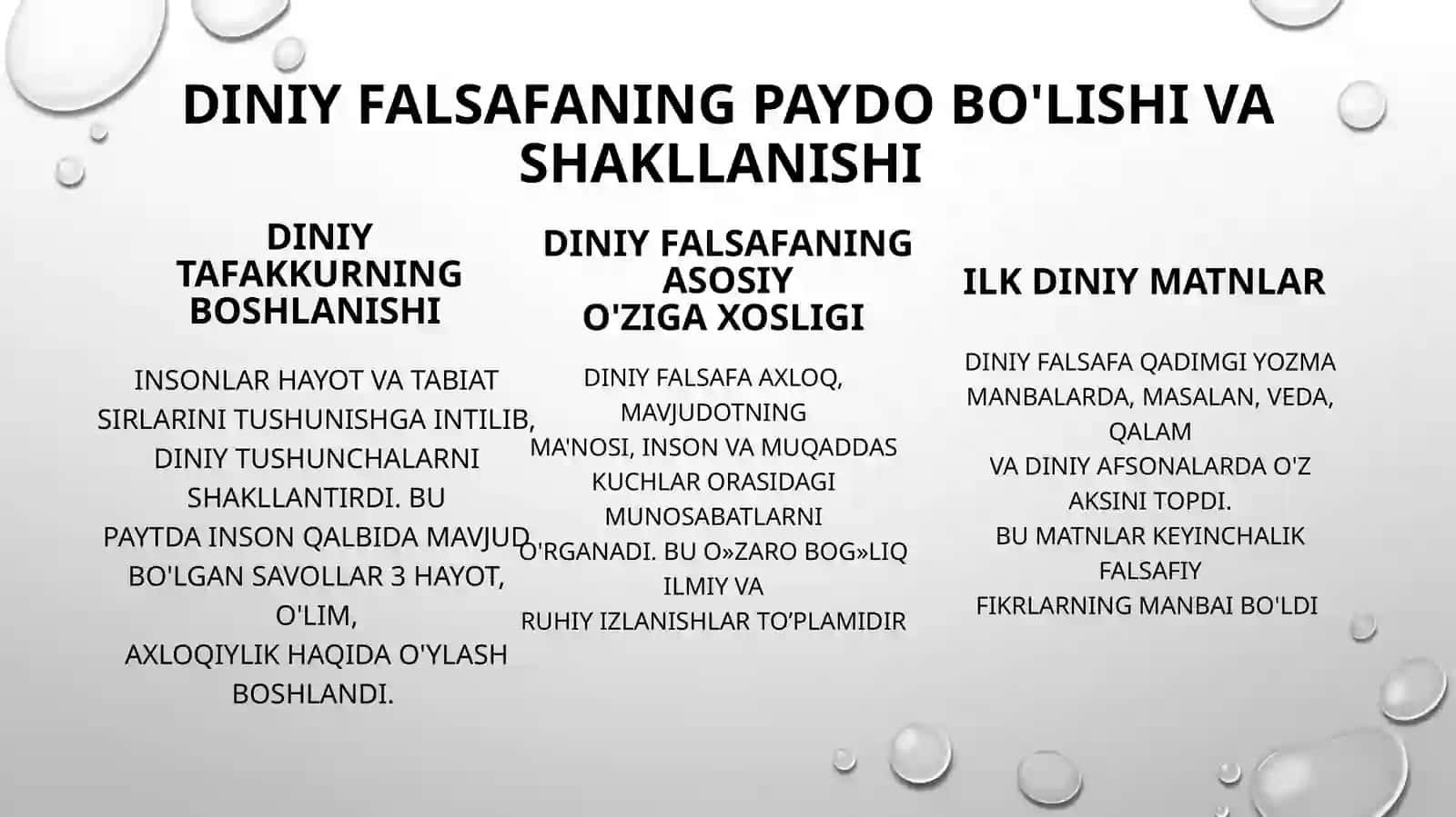 Tarixiy Taraqqiyotda Diniy Falsafaning Ta'siri 3