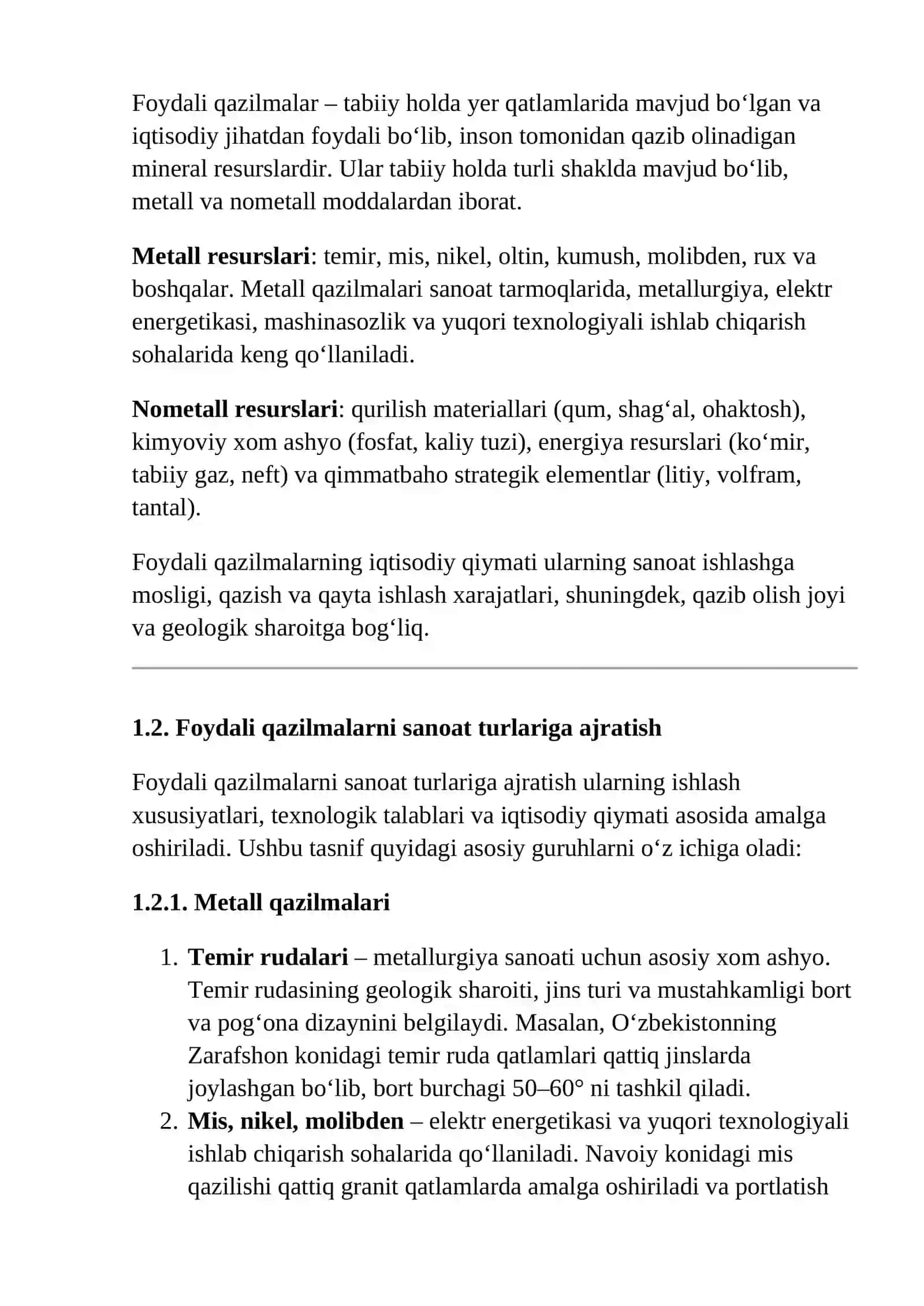 FOYDALI QAZILMALAR 3