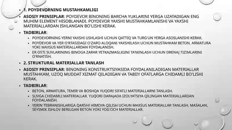 Fuqaro binolarini konstruktiv loyihalash 3