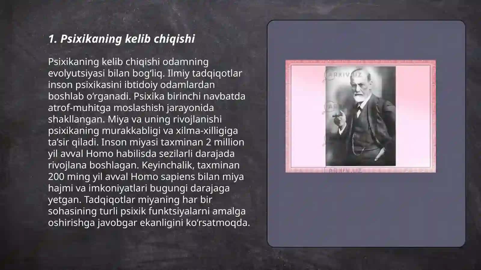 Psixikaning filogenetik taraqqiyoti 3
