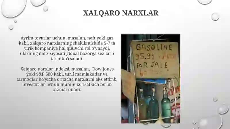 Zamonaviy iqtisodiyotda narxlarning turlari 3