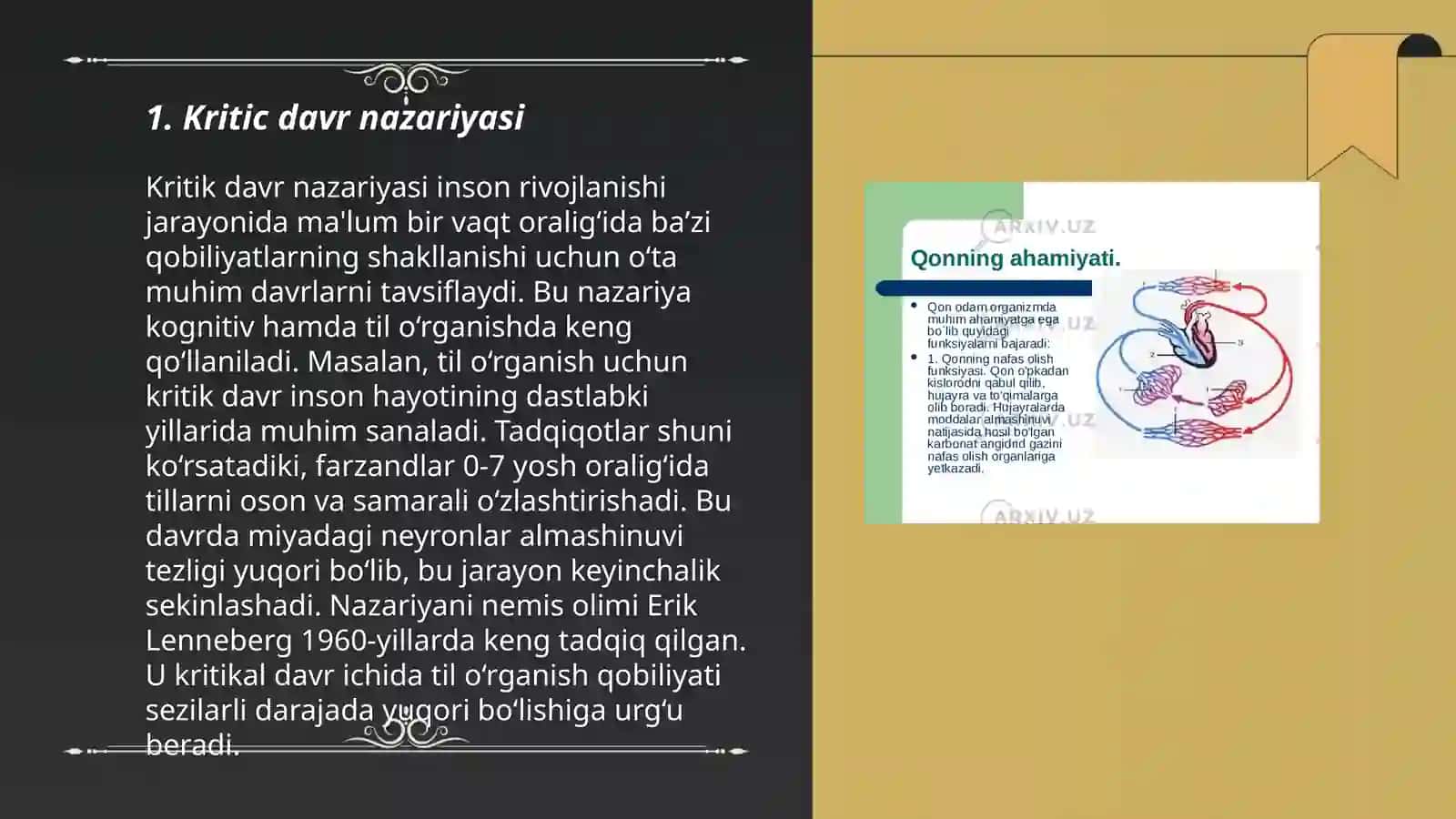 Kritic davr nazariyasi 3