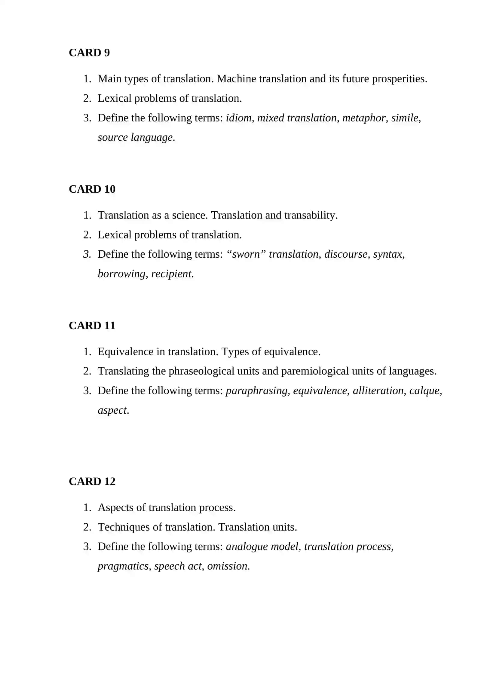 Translation as a science 3