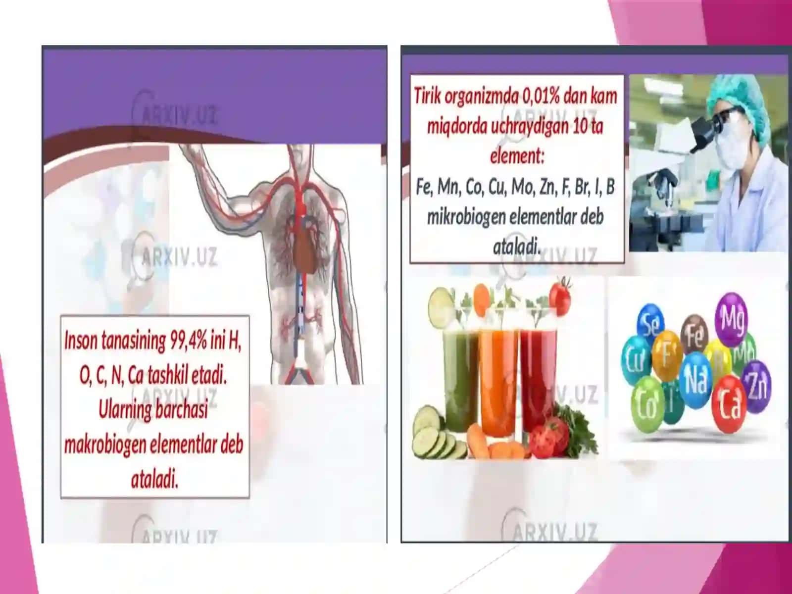 BIOGEN ELEMENTLAR KONSENTRATSIYASI OʻZGARISHI BILAN KELIB CHIQADIGAN KASSALIKLAR 3