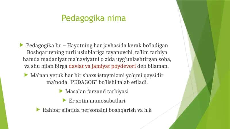 Pedagogika va Psixologiyaga oid shaxsiy fikr va qarashlar 3
