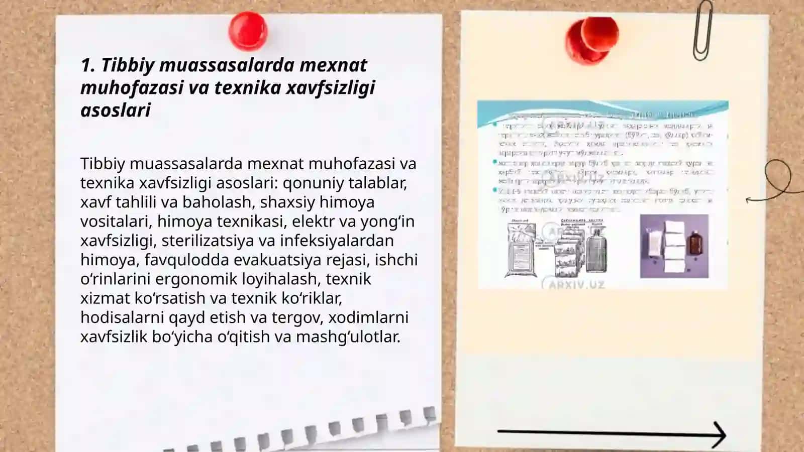 Tibbiy muassasalarda mexnat muhofazasi va texnika xavfsizligi 3