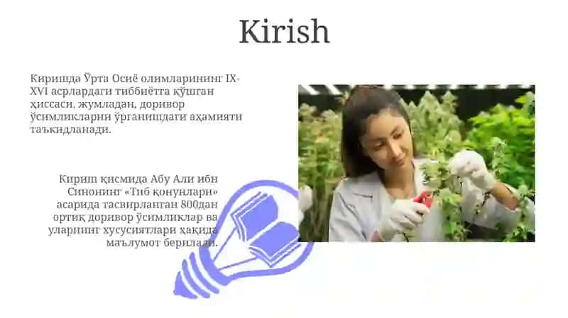 O'rta Osiyoolimlarining dorivoro'simliklarnio'rganishgaqoshganxissalari 3