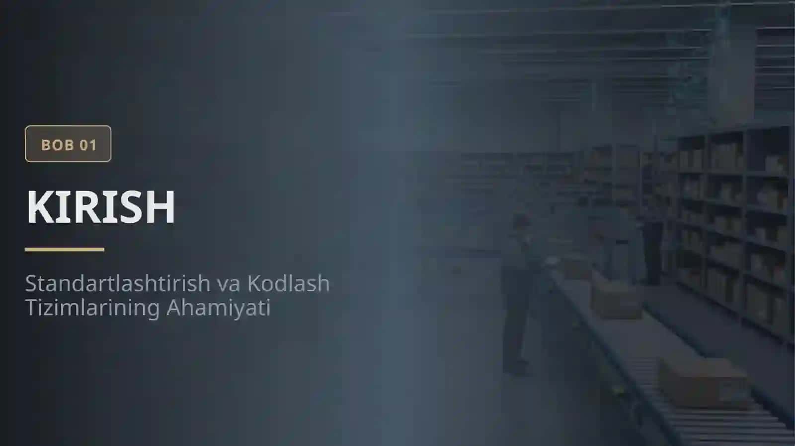 ILMIY ASOSLANGAN Mahsulotlar To'g'risidagi Ma'lumotlarni Standartlashtirish va Kodlash Tizimi 3