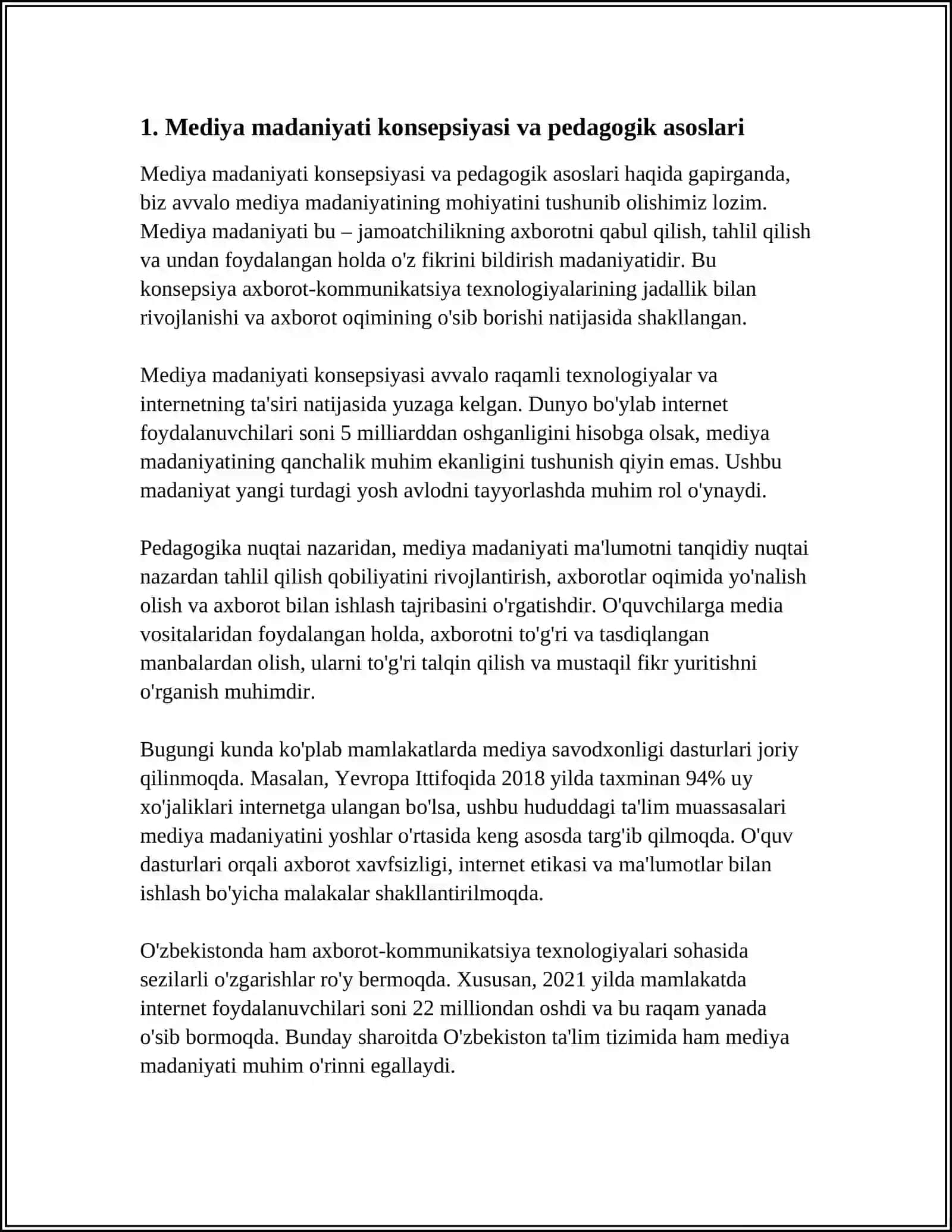 MEDIYA MADANIYATI VA INNOVATSIYA PEDAGOGIKA 3