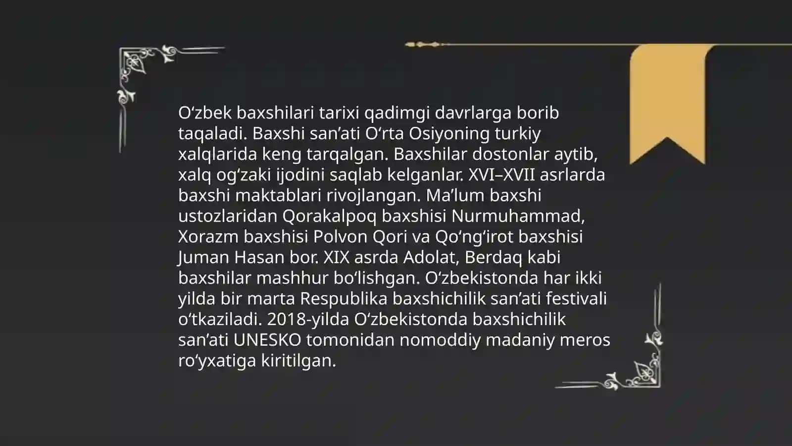 Oʻzbek xalq baxshilari 3